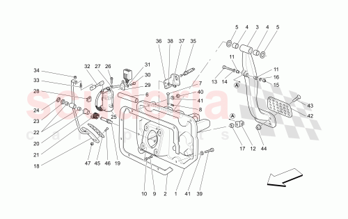Part Diagram for Maserati 388400364