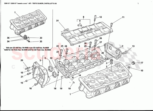 Part Diagram for Maserati 311820308