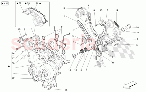 Part Diagram for Maserati 291773