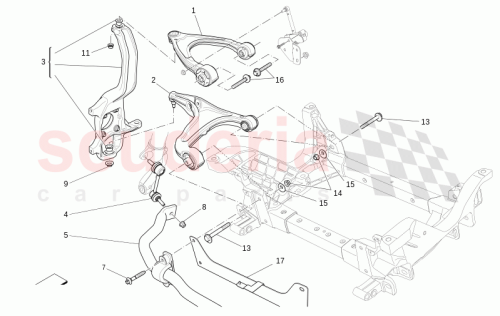 Part Diagram for Maserati 670104593