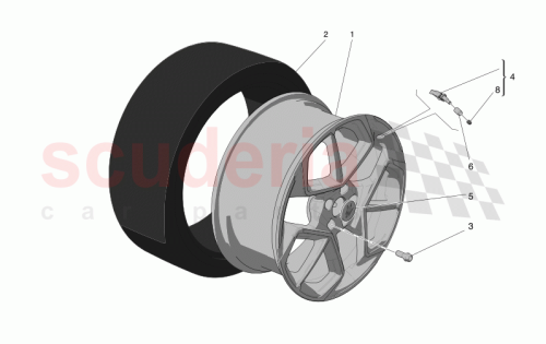 Part Diagram for Maserati 980240041