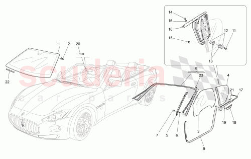 Part Diagram for Maserati 81564900