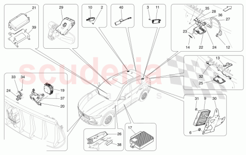 Part Diagram for Maserati 670036624