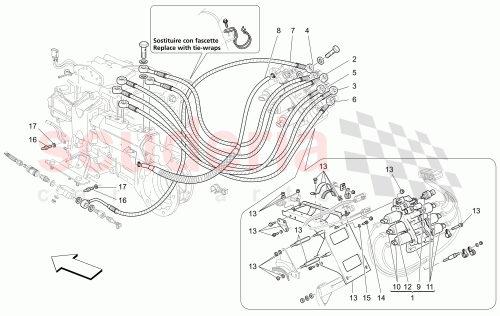 Part Diagram for Maserati 260541