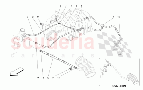 Part Diagram for Maserati 257691