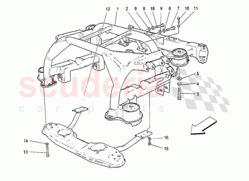 Part Diagram for Maserati 11612424