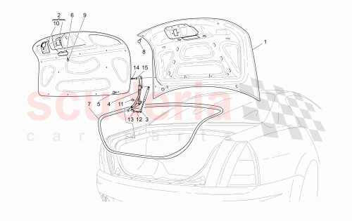 Part Diagram for Maserati 67726100
