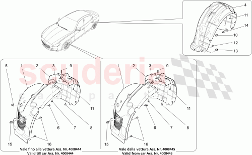 Part Diagram for Maserati 670036568