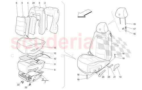 Part Diagram for Maserati 953180800
