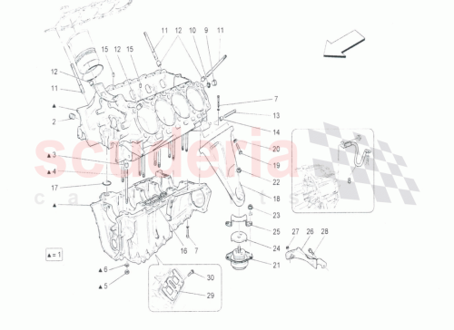 Part Diagram for Maserati 268886