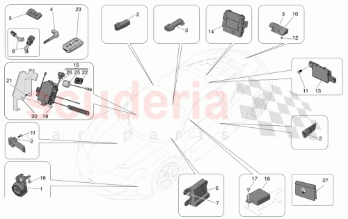 Part Diagram for Maserati 670240112
