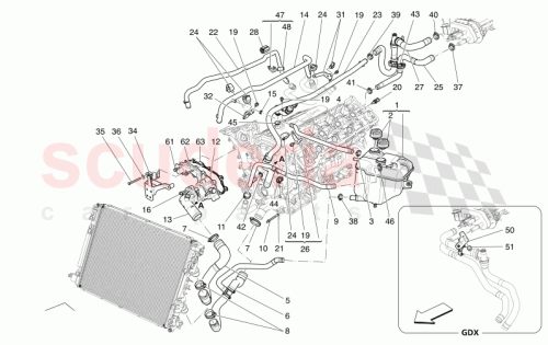Part Diagram for Maserati 670035534