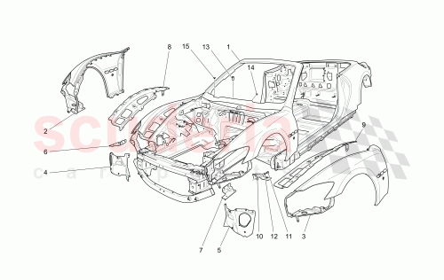 Part Diagram for Maserati 980145503