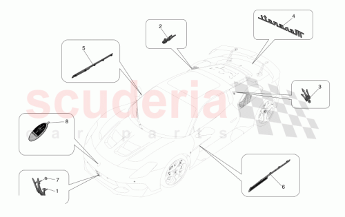 Part Diagram for Maserati 670308461