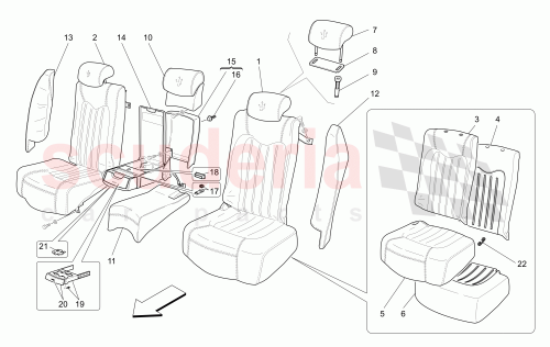 Part Diagram for Maserati 964082007