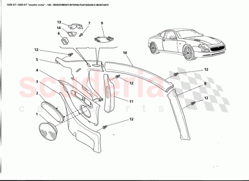 Part Diagram for Maserati 9810031