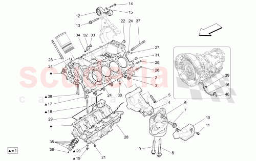 Part Diagram for Maserati 278120