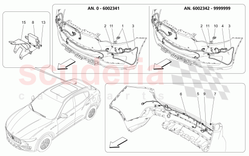 Part Diagram for Maserati 670100696