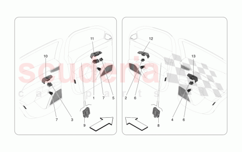 Part Diagram for Maserati 673014509