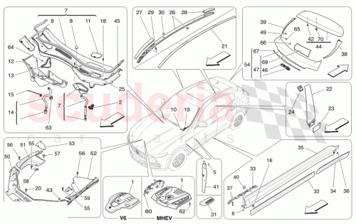 Part Diagram for Maserati 670040694