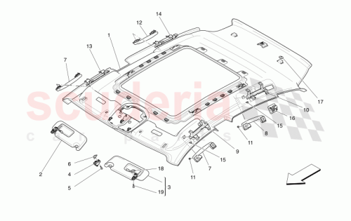 Part Diagram for Maserati 670040551