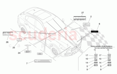 Part Diagram for Maserati 670008052