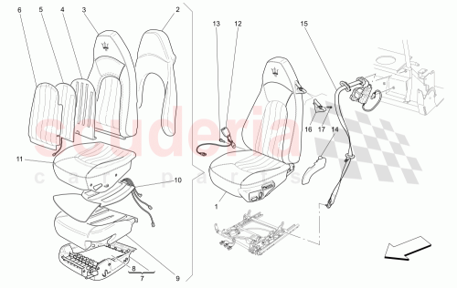 Part Diagram for Maserati 981102108