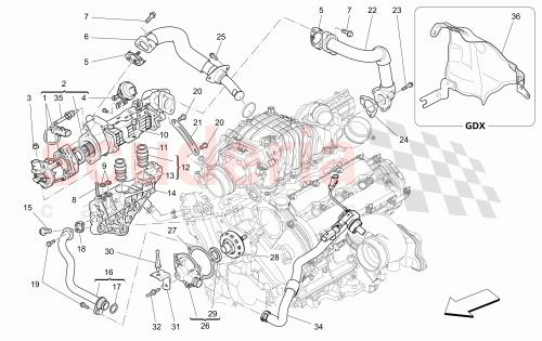 Part Diagram for Maserati 46328294