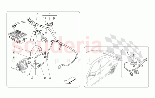 Part Diagram for Maserati 292125