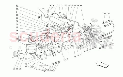 Part Diagram for Maserati 231629
