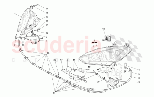 Part Diagram for Maserati 286382