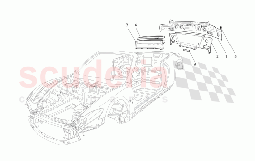 Part Diagram for Maserati 80033100