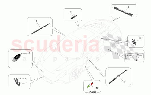 Part Diagram for Maserati 670308994