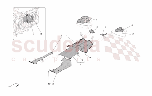 Part Diagram for Maserati 670158474