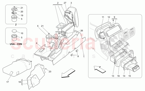 Part Diagram for Maserati 981609021