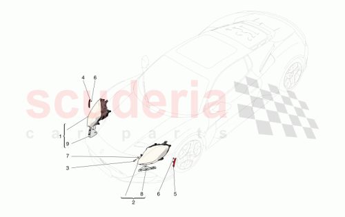 Part Diagram for Maserati 673013821