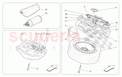 Part Diagram for Maserati 670032296