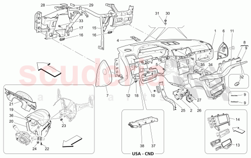 Part Diagram for Maserati 68908285