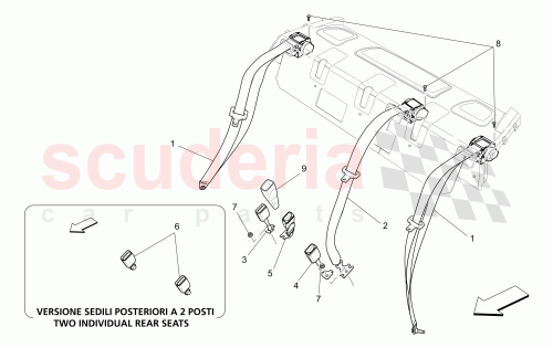 Part Diagram for Maserati 670019950