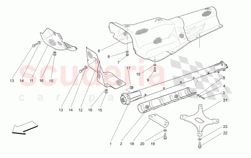 Part Diagram for Maserati 187532