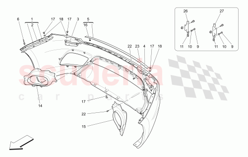 Part Diagram for Maserati 980145729