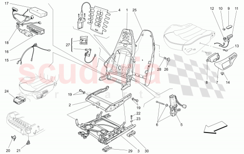 Part Diagram for Maserati 386900405