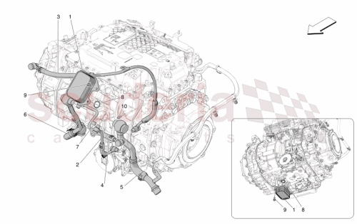 Part Diagram for Maserati 673011624