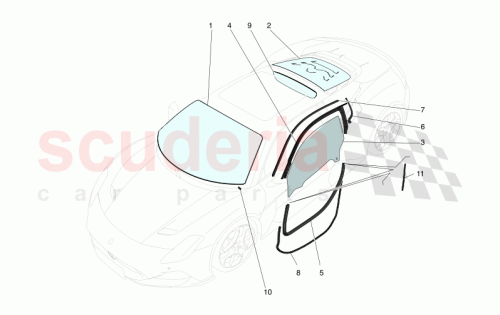 Part Diagram for Maserati 670304670