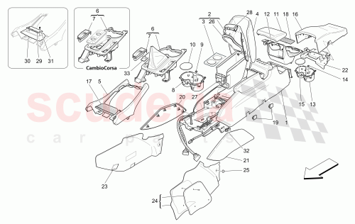 Part Diagram for Maserati 69890921