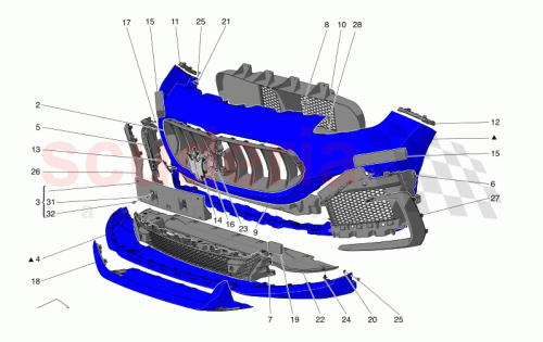 Part Diagram for Maserati 670120014
