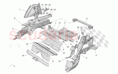 Part Diagram for Maserati 673014222