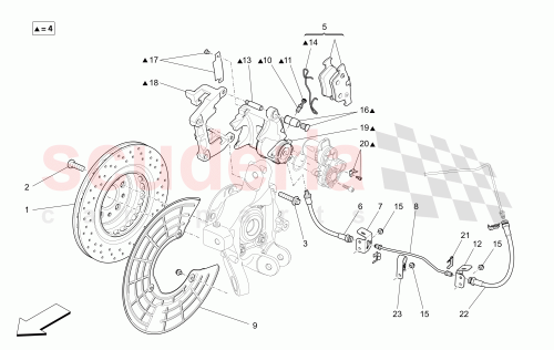 Part Diagram for Maserati 670105705