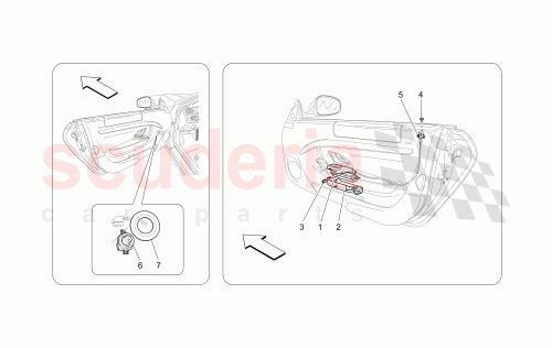 Part Diagram for Maserati 68549200