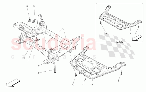 Part Diagram for Maserati 670031978